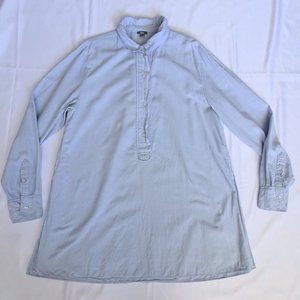 Aerie Light Blue Tunic Long Sleeve